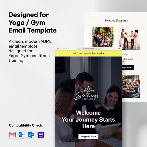 MJML Email Template #07