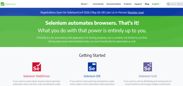 https://www.selenium.dev/