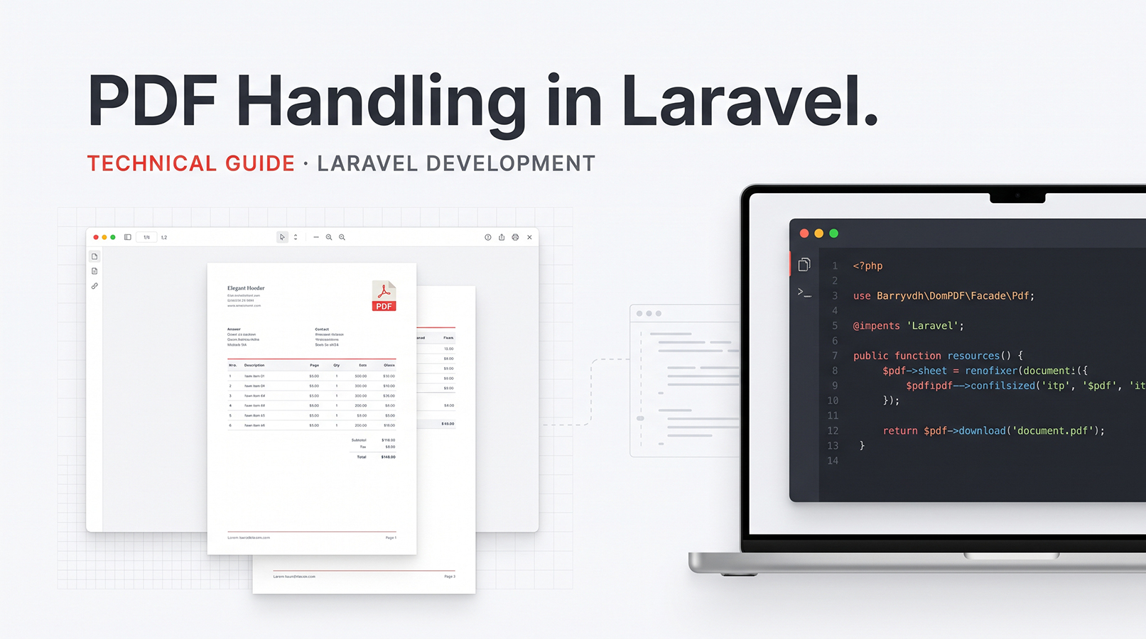 PDF Handling in Laravel: A Real Project and the Problems We Solved